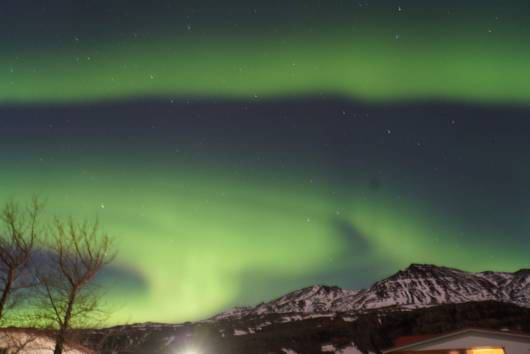 L'aurora boreale immortalata a Berunes - Foto di Edoardo Ferrara