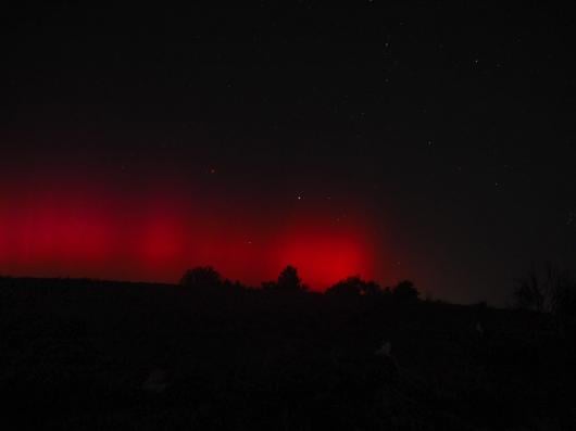 L'aurora immortalata a Senigallia. Foto di Katiuscia Pedernesch 