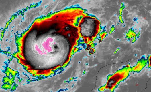 L'uragano Milton potrebbe essere devastante per la Florida (dalla pagina twitter/X di @CaribWave04)