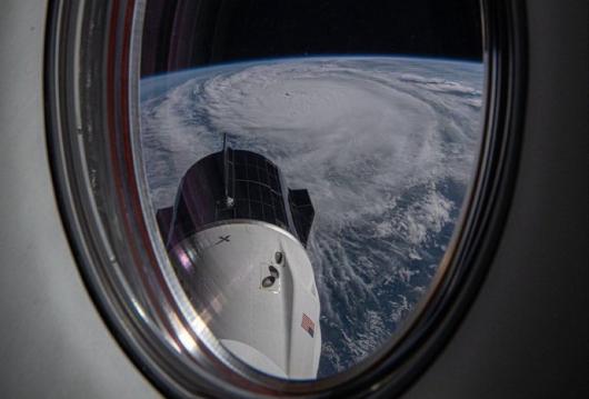 L'uragano Milton visto dalla International Space Station (Fonte immagine: @BillPrinter00 via X)