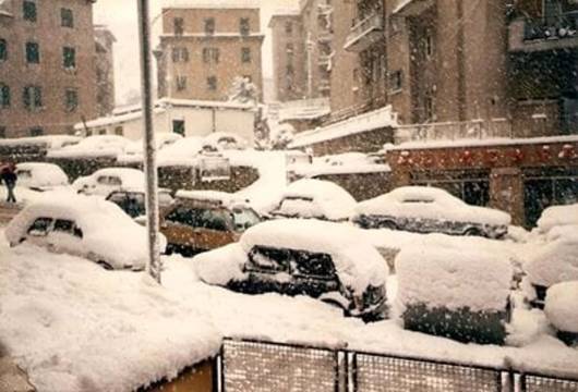 La grande nevicata di Roma del gennaio 85 (Romatoday.it)