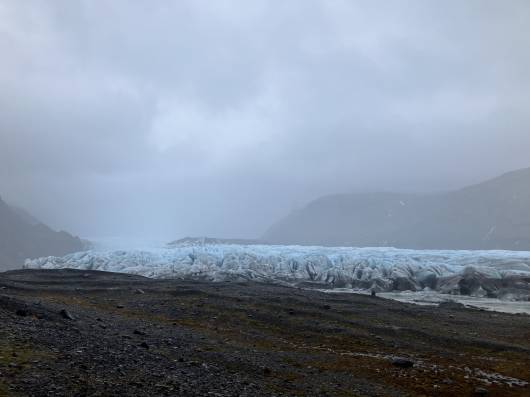 La lingua meridionale del ghiacciaio Vatnajökull, il più grande ghiacciaio d'Europa