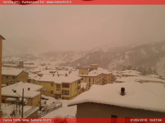 La neve a Sarsina (FC)