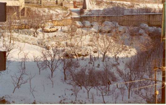 La neve sulle zone collinari di Napoli (foto di Carlo Irace) 