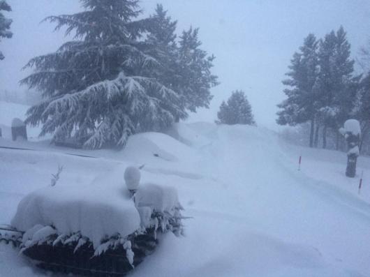 La situazione a Rivisondoli, 1300m Abruzzo, foto di Raffaele Migliaccio