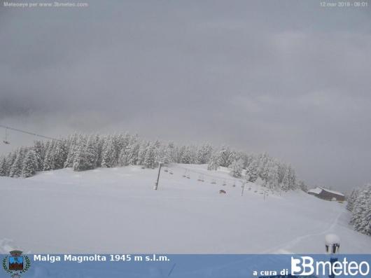 La situazione alla Magnolta, sopra l'Aprica