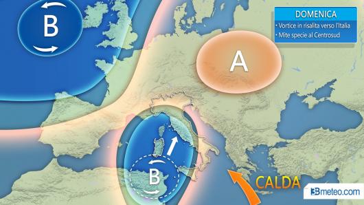 La situazione attesa per domenica