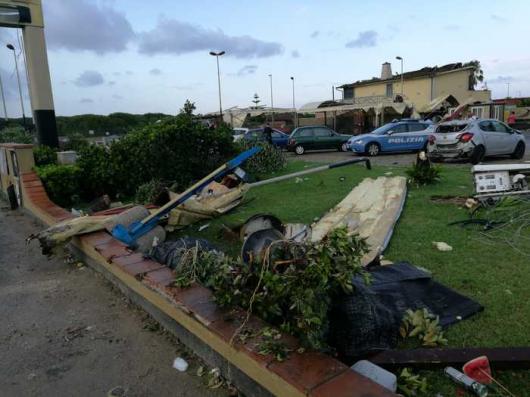 La zona in cui è avvenuto l'incidente mortale a Fiumicino (Fonte immagine: ANSA)