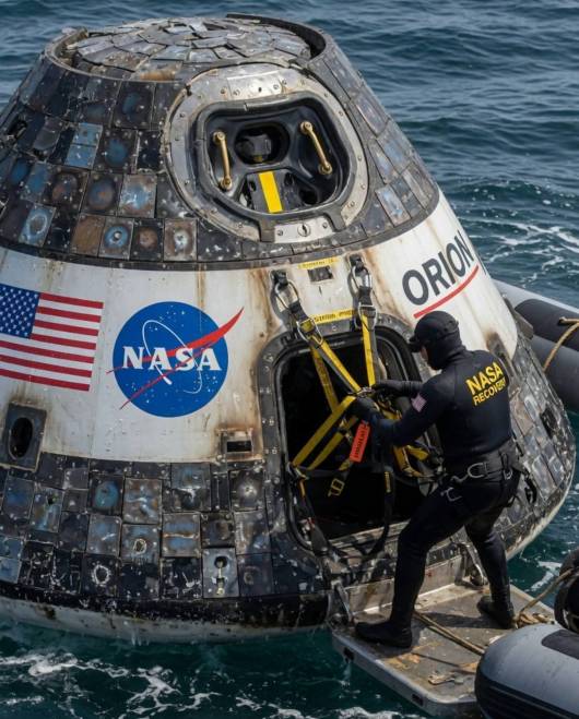 Le fasi di recupero - NASA