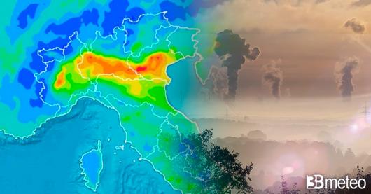 Livelli di concentrazione di inquinanti in Pianura Padana