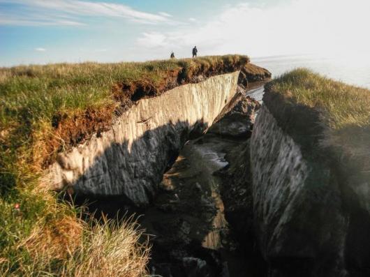 Lo scioglimento del permafrost a causa del riscaldamento globale