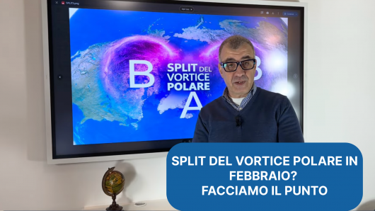 Lo split del vortice polare
