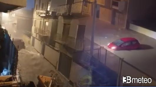 Maltempo in Sicilia alluvione nelle province di Trapani e Palermo