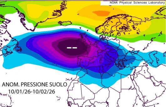 marcata anomalia di pressione