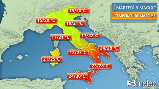 Massime attese martedì