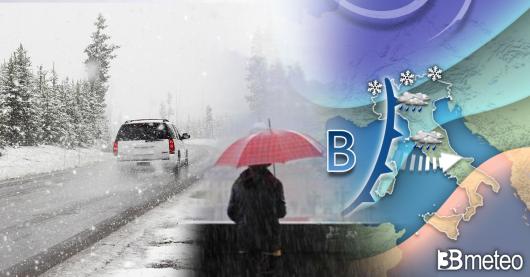 Meteo. Da San Valentino tornano piogge e neve