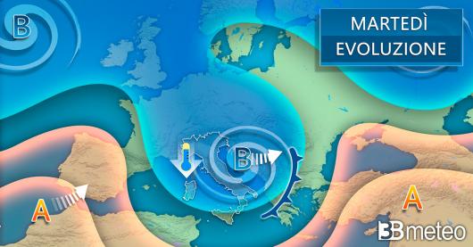 Meteo. Martedì ancora a tratti instabile