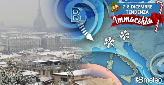 Meteo. Perturbazione dell'Immacolata
