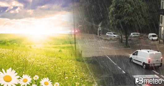 Meteo. Prossima settimana con nuovi temporali