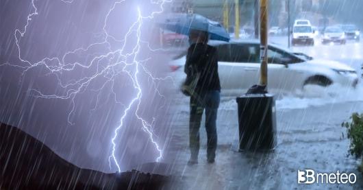 Meteo. Temporali anche forti nelle prossime 36 ore
