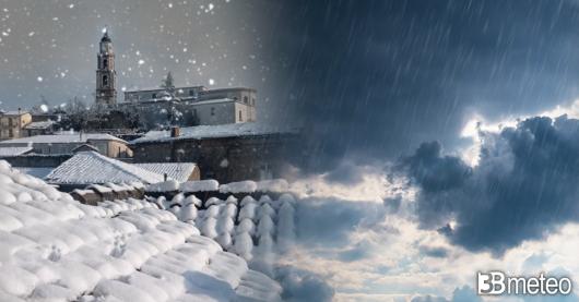Meteo. Tra martedì e mercoledì ancora piogge e neve a bassa quota