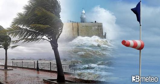 Meteo. Venti in rinforzo in settimana e locali mareggiate