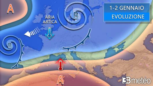 Meteo 1-2 gennaio