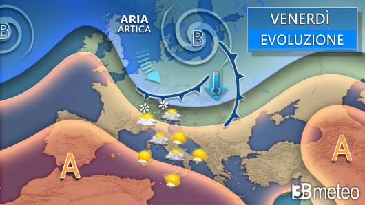 Meteo 10 gennaio