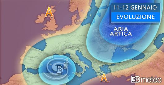 Meteo 11-12 gennaio