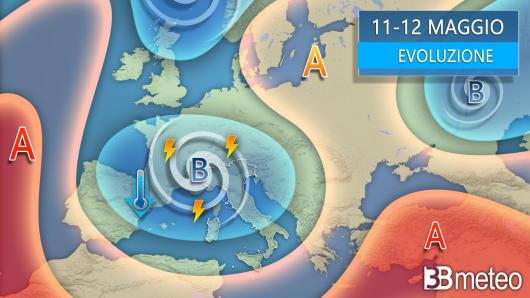 Meteo 11-12 maggio