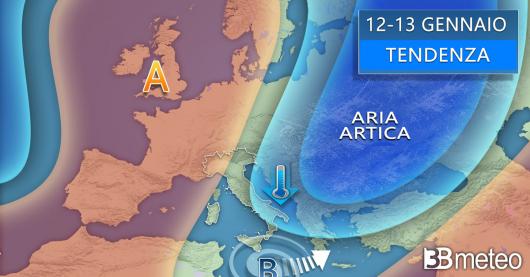 Meteo 12-13 gennaio