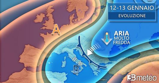 Meteo 12-13 gennaio