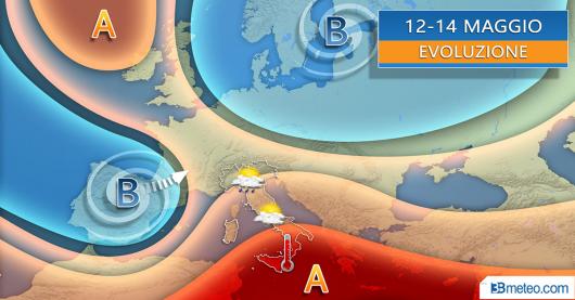 Meteo 12/14 maggio