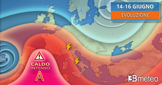Meteo 14-16 giugno