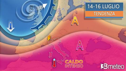 Meteo 14-16 luglio