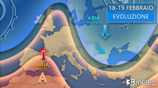 Meteo 18-19 febbraio