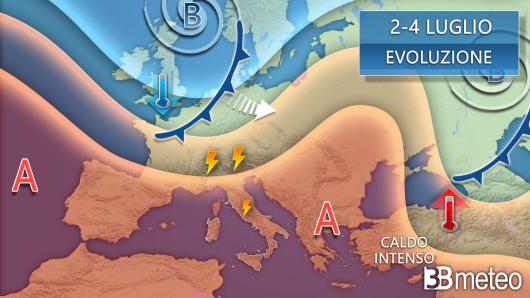 Meteo 2-4 luglio