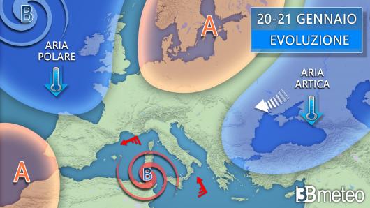 Meteo 20-21 gennaio