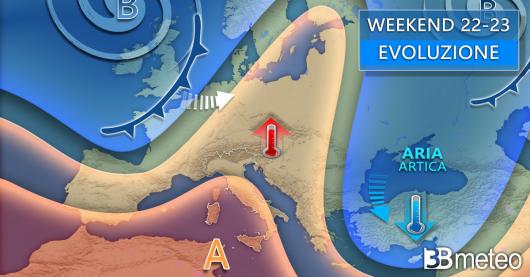 Meteo 22-23 febbraio