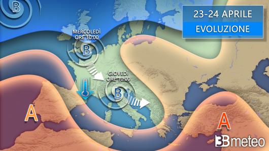 Meteo 23-24 aprile