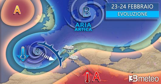 Meteo 23-24 febbraio