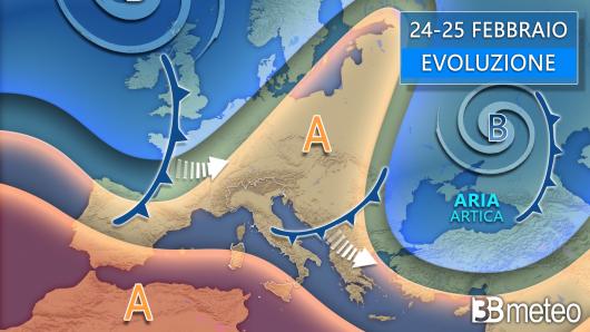 Meteo 24-25 febbraio