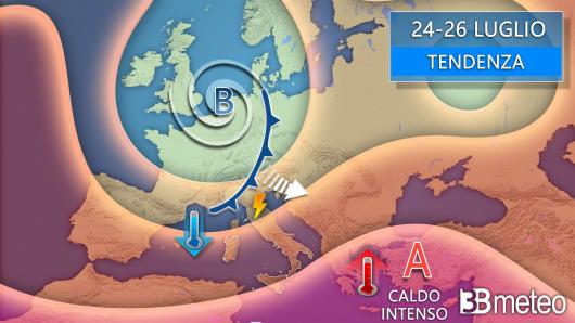 Meteo 24-26 luglio