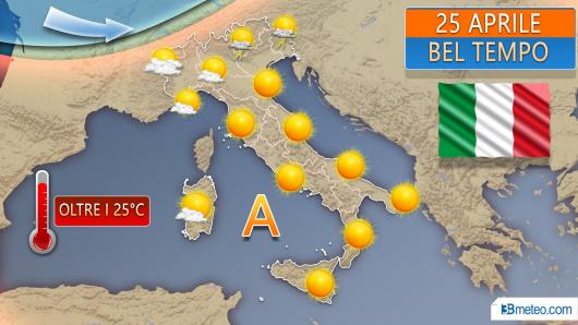 Meteo 25 Aprile