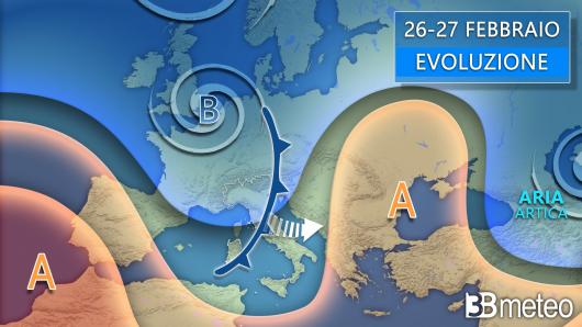 Meteo 26-27 febbraio