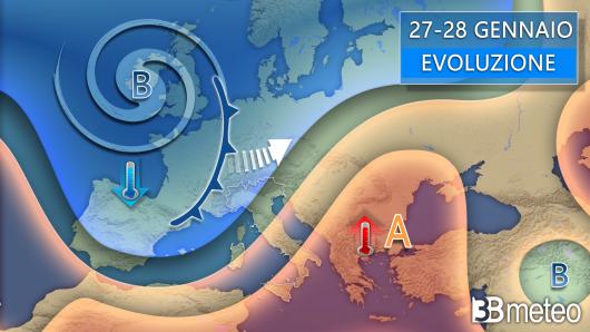 Meteo 27-28 gennaio