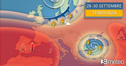 Meteo 28-30 settembre