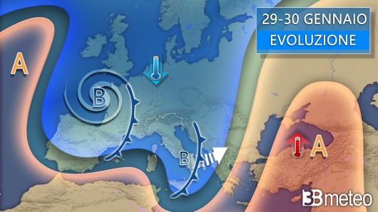 Meteo 29-30 gennaio