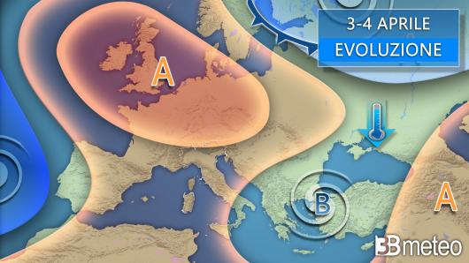 Meteo 3-4 aprile