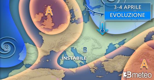 Meteo 3-4 aprile